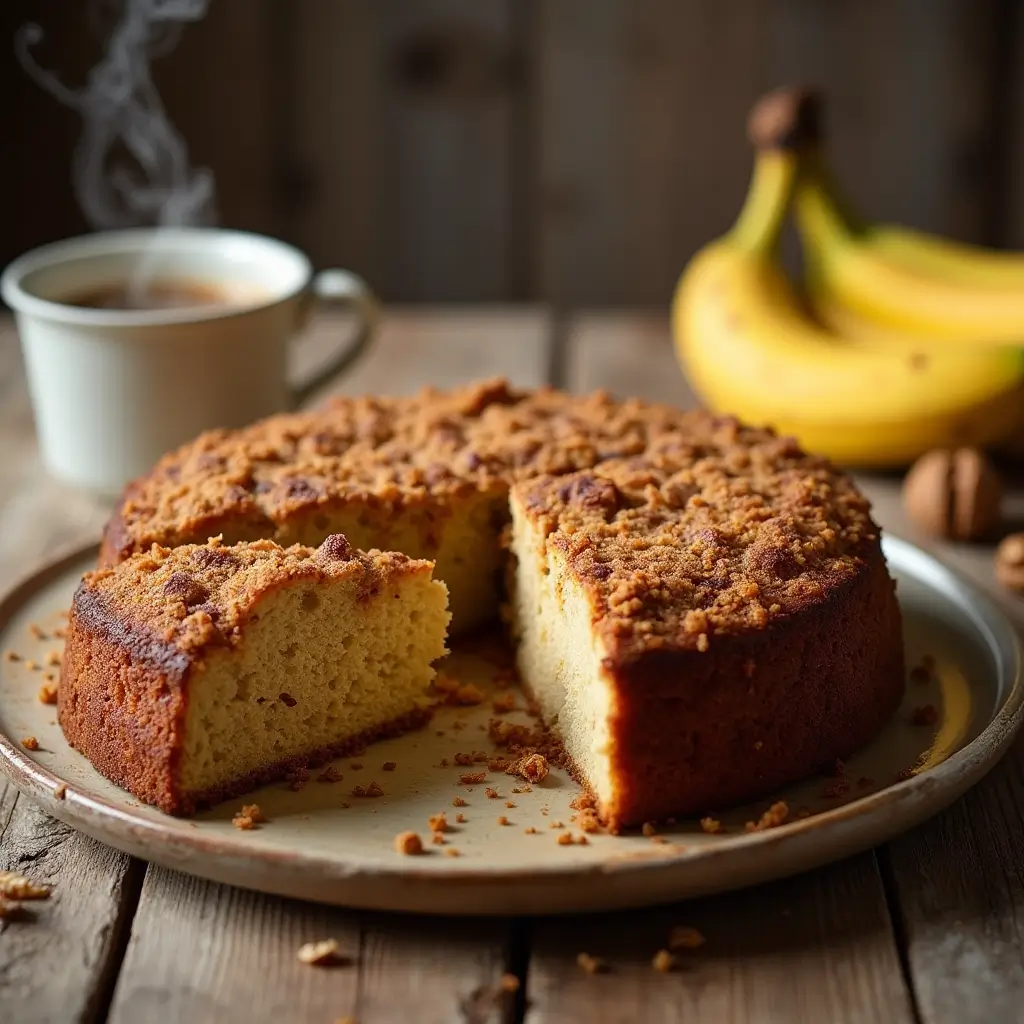 banana coffee cake