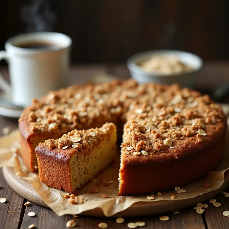 Coffee Cake Recipe with Oatmeal Streusel