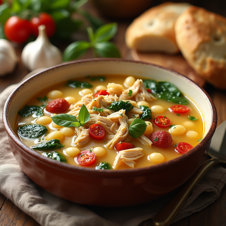 tuscan chicken soup