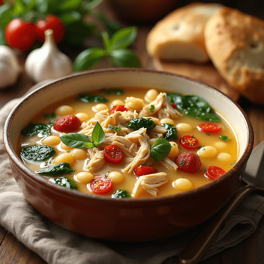 tuscan chicken soup