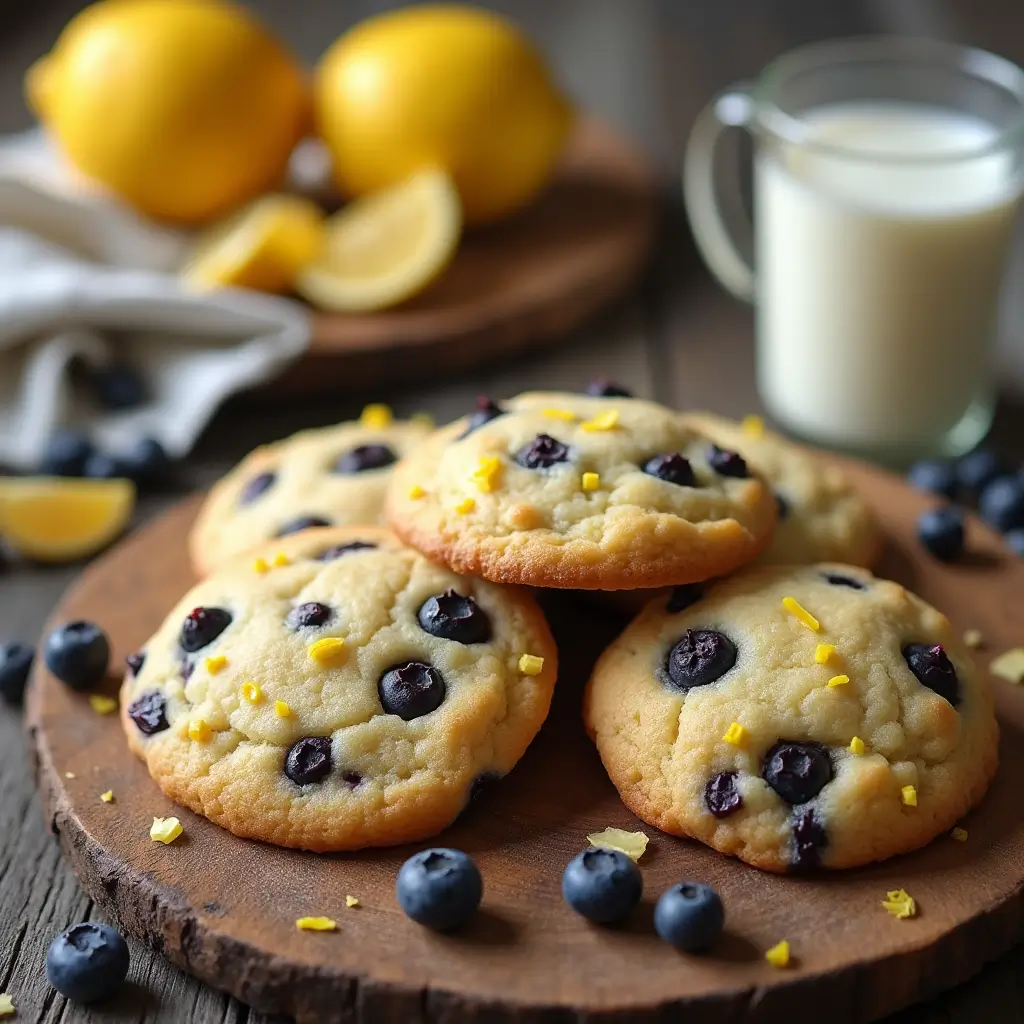 lemon blueberry cookies