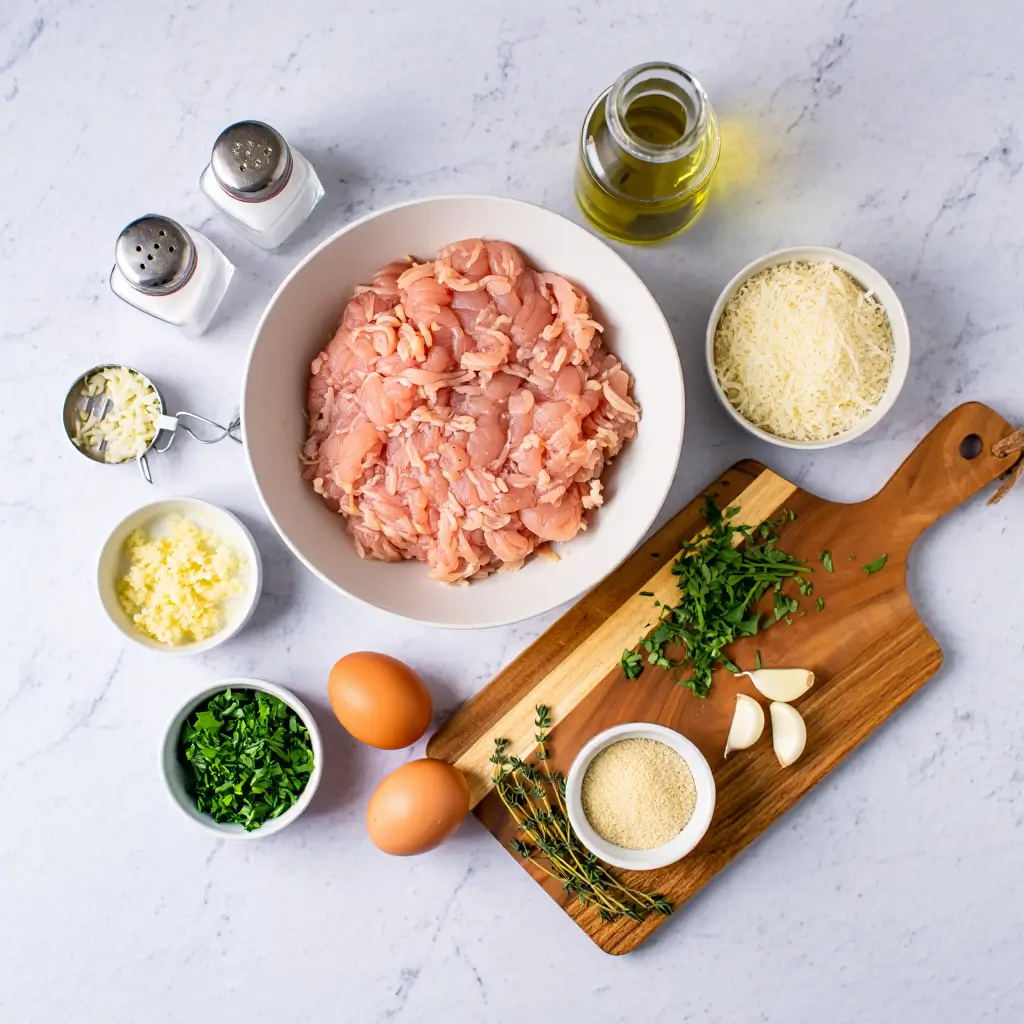 garlic parmesan chicken meatloaf ingredients